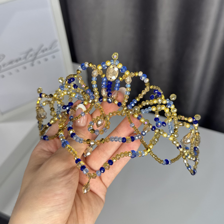 Tiara - royal blue & gold - Gamzatti [0]