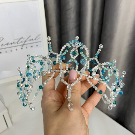 BB PRO TIARAS - Tiara Turquoise - Coppelia