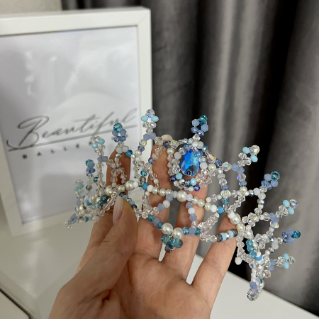 Tiara white & blue - Blue Bird [1]