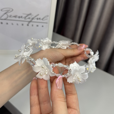 Tiara - white flowers - Giselle [1]
