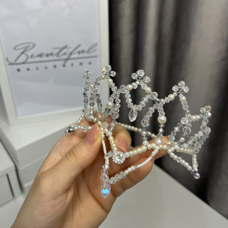 BB PRO TIARAS - Tiara - white & silver - Odette
