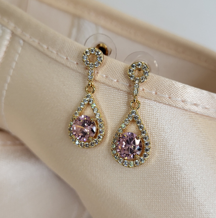 BIJUTERII - Special - Variation Earrings - Pink/Gold