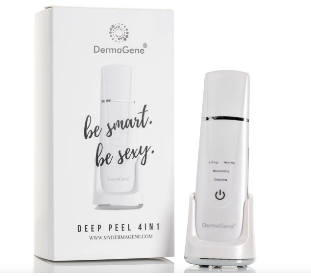Deep Peel 4 în 1 Dispozitiv de peeling facial cu hidroabraziune cu EMS, iontoforeză și terapie cu căldură [1]