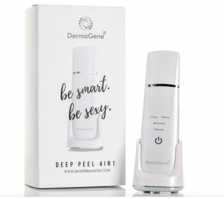 Ingrijirea fetei - Deep Peel 4 în 1 Dispozitiv de peeling facial cu hidroabraziune cu EMS, iontoforeză și terapie cu căldură