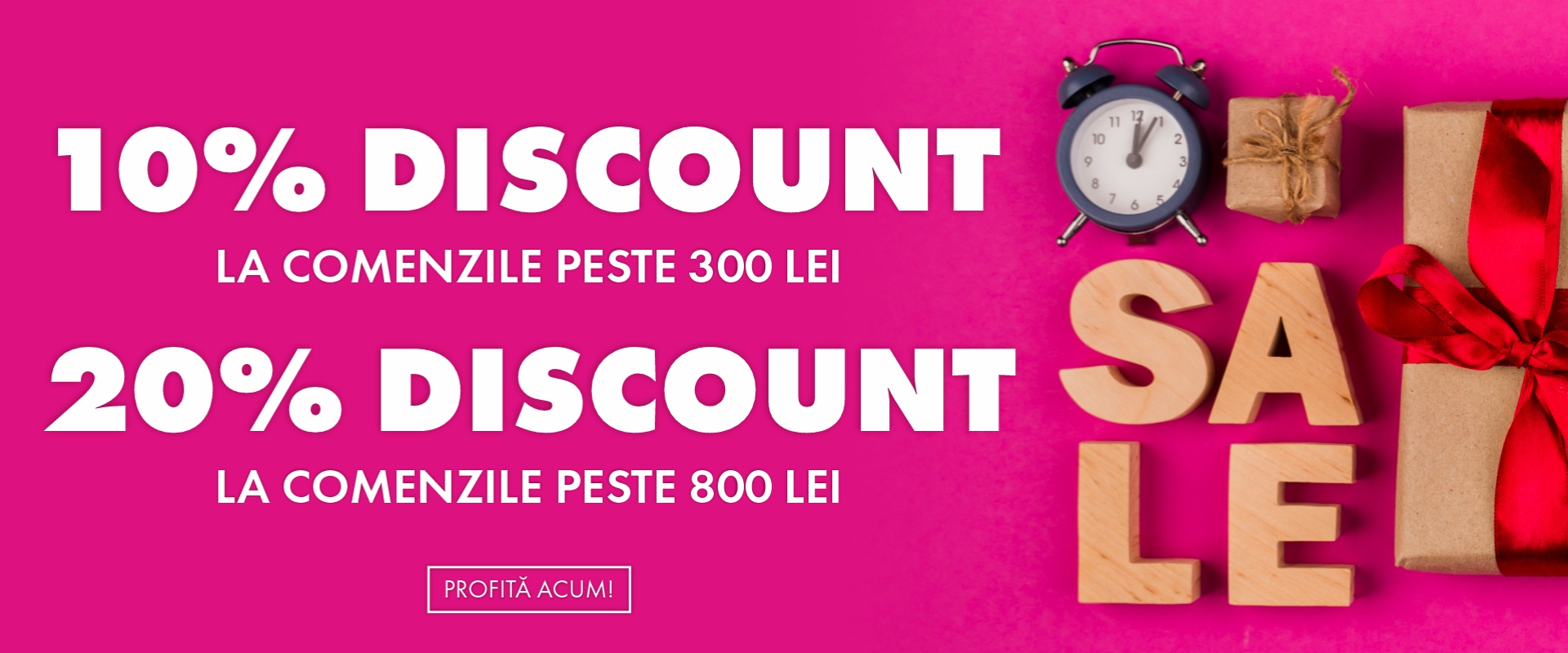 Profita de reduceri