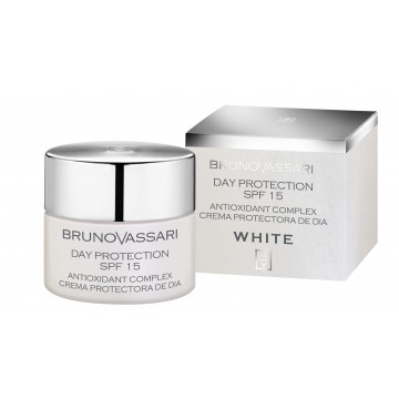 Crema de zi cu protectie solara, Day Protection SPF15, gama WHITE - 50 ml [1]