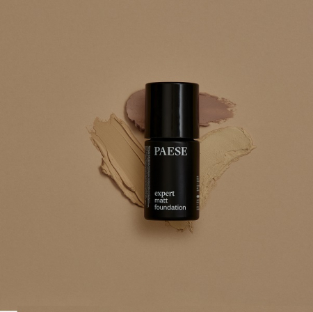 Fond de ten cu acoperire mare, Expert Matt Foundation, 500W Light Beige - 30ml [2]