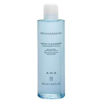 Demachiere și tonifiere - Lotiune faciala de curatare cu Acid Glicolic, Skin Cleanser, gama AHA Line - 250 ml