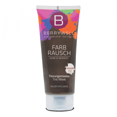 Tratamente și măști profesionale - Tint Mask Cappuccino Brown, Masca cu pigment maro - 201 ml