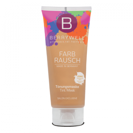 Tratamente și măști profesionale - Tint Mask Cognac Gold Caramel, Masca cu pigment auriu - 201 ml