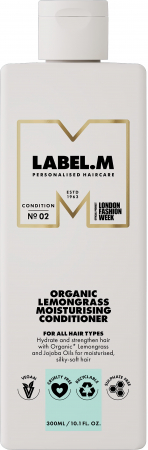 Ingrijirea Parului - Balsam organic pentru toate tipurile de par, Organic lemongrass moisturising conditioner - 300ml