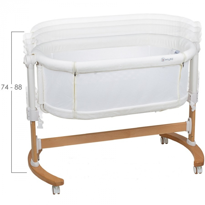 BabyGo - Patut co-sleeper 2 in 1 Amila, Creme [6]