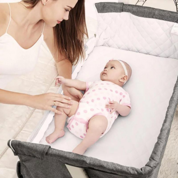 BabyGo – Patut co-sleeper 2 in 1 Together Beige [10]