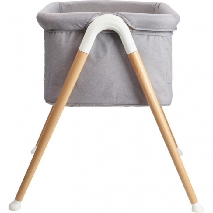 BabyGo - Patut cu cadru din Lemn Goodnight Grey [5]