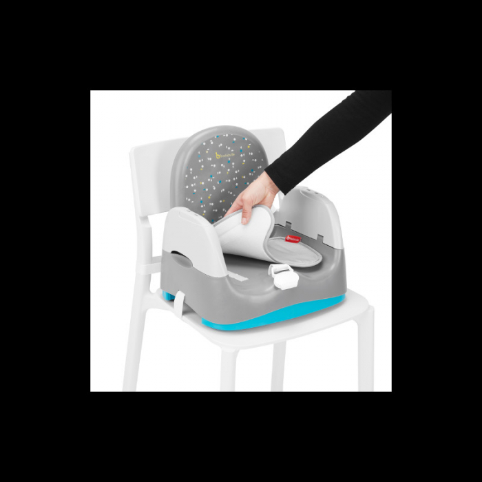 Badabulle - Booster pliabil Home & Go, Grey [4]