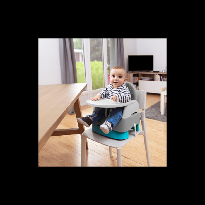 Badabulle - Booster pliabil Home & Go, Grey [5]