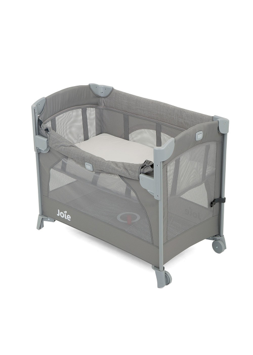 Joie - Patut pliant pentru cosleeping Kubbie Foggy Gray [5]