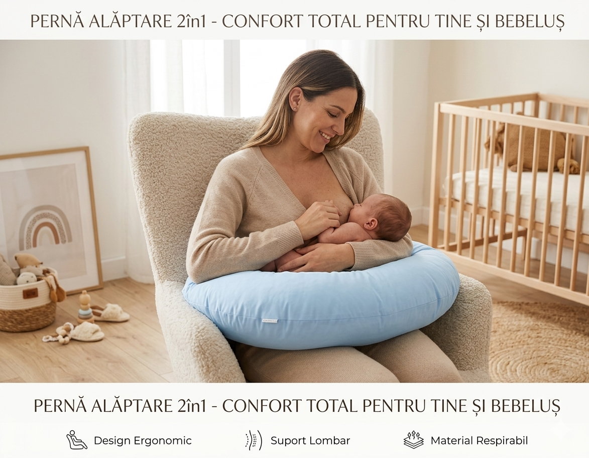 Perna gravide multifunctionala in forma literei C BEBEDECO [2]