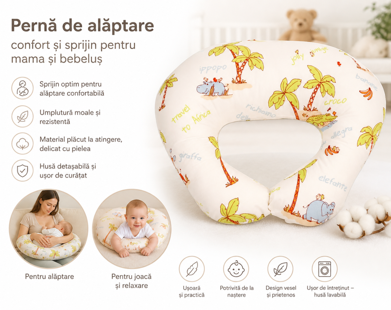 Perna alaptare fara dureri de spate Jungle BEBEDECO [2]