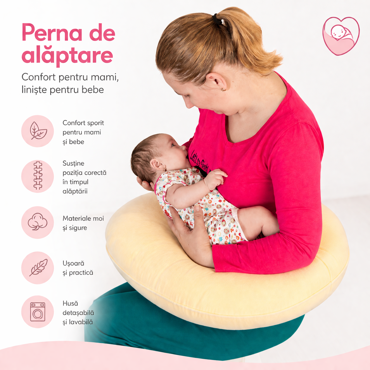 Perna de alaptare Summer Night BEBEDECO [6]