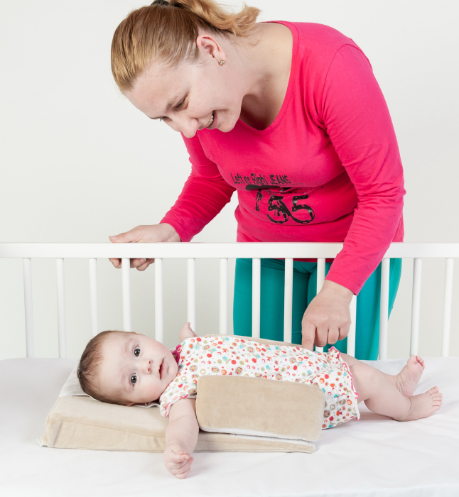 Set perne bebe-Perna bebe 3 IN 1 antireflux, antirasturnare, antiregurgitare si Perna plagiocefalie [6]