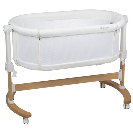 Patuturi bebe - BabyGo - Patut co-sleeper 2 in 1 Amila, Creme