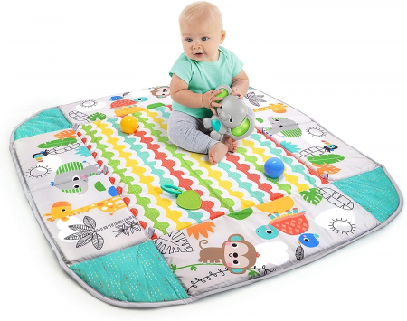 Bright Starts - Salteluta de activitati 5 in 1 Gym & Ball Pit Totally Tropical [7]