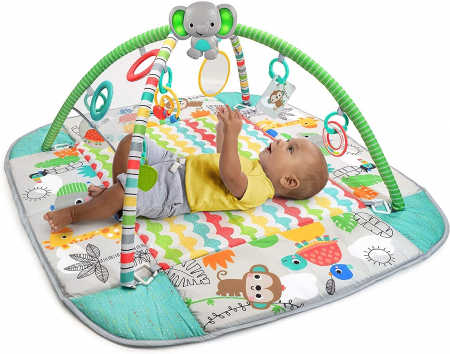 Bright Starts - Salteluta de activitati 5 in 1 Gym & Ball Pit Totally Tropical [1]