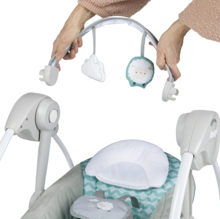 Ingenuity - Leagan portabil Swingity Swing, Goji [8]