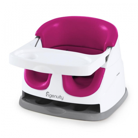 Scaune de masa - Ingenuity - Scaun de masa 2 in 1 Pink Flambe