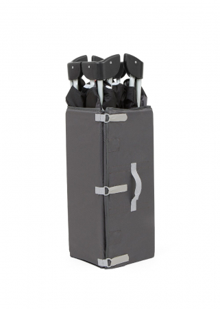 Joie - Patut pliant cu 2 niveluri, Allura 120 cm, Ember [1]