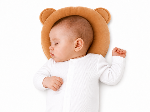 Perna pozitionare bebe anti reflux anti regurgitare anti rostogolire BEBEDECO - Perna plagiocefalie bebelusi BEBEDECO