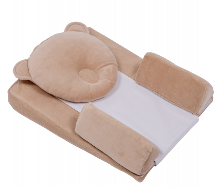 Set perne bebe-Perna bebe 3 IN 1 antireflux, antirasturnare, antiregurgitare si Perna plagiocefalie [1]