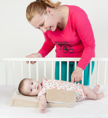 Set perne bebe-Perna bebe 3 IN 1 antireflux, antirasturnare, antiregurgitare si Perna plagiocefalie [5]