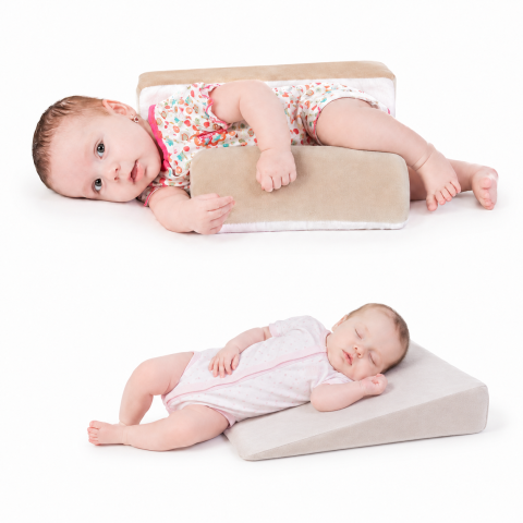 OFERTE SPECIALE - Set perne bebelusi - Perna pozitionare bebe anti rasturnare si Perna Plan inclinat anti reflux