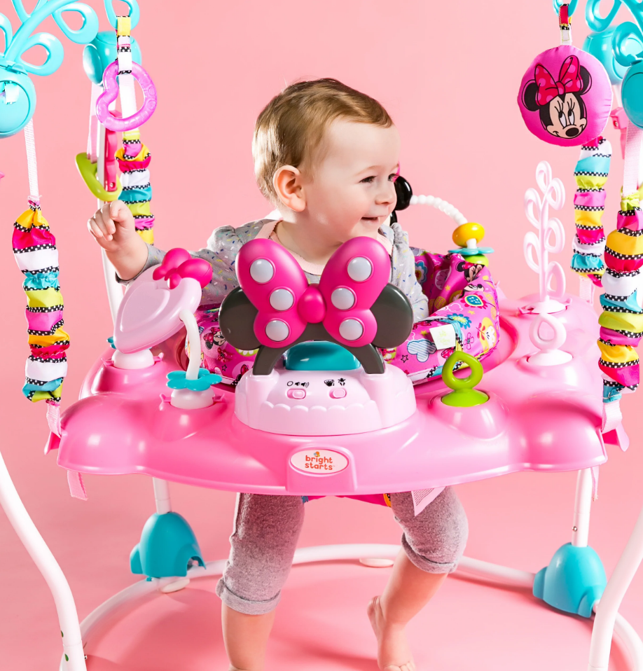 Disney jumperoo hot sale minnie mouse