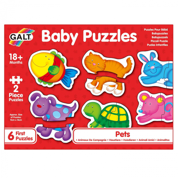 Baby Puzzle: Animale de companie (2 piese) [1]