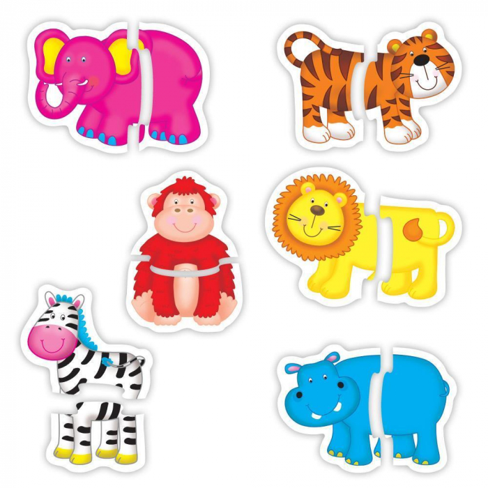 Baby Puzzle: Animale din jungla (2 piese) [2]