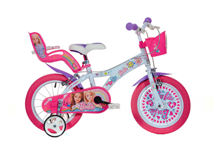 Bicicleta copii 16" - Barbie la plimbare [1]