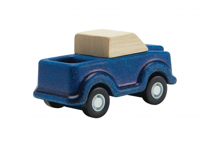 Camioneta din lemn, culoare albastru [2]