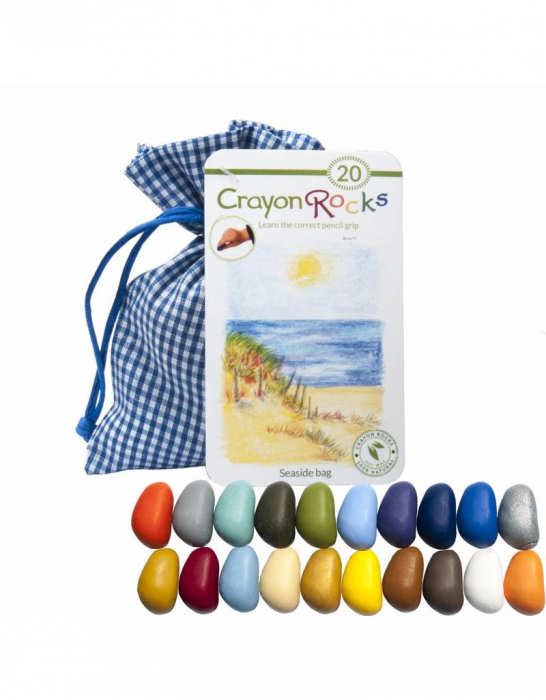 Set Crayon Rocks, 20 buc, Seaside Bag [1]