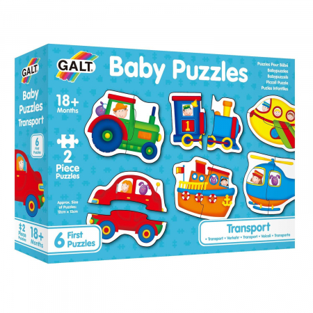 Baby Puzzles: Set de 6 puzzle-uri Transport (2 piese) [2]
