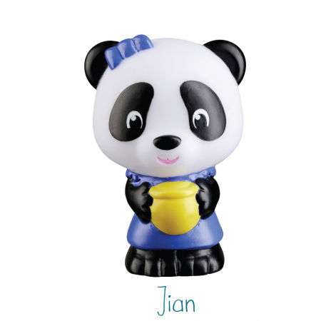 Familia de ursuleti Panda - Set figurine joc de rol [4]