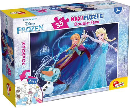 Puzzle de colorat maxi - Frozen (35 piese) [2]