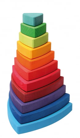Turn de stivuit cu triunghiuri pentru bebelusi [0]