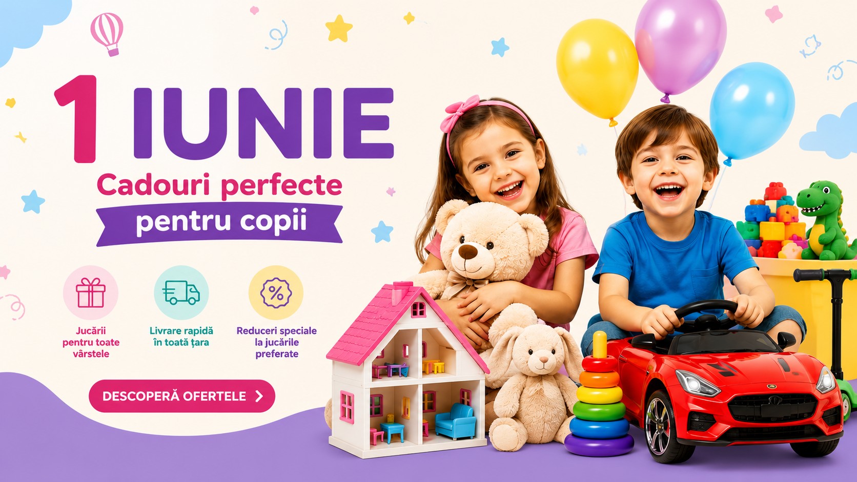 Cadouri pentru cei mici