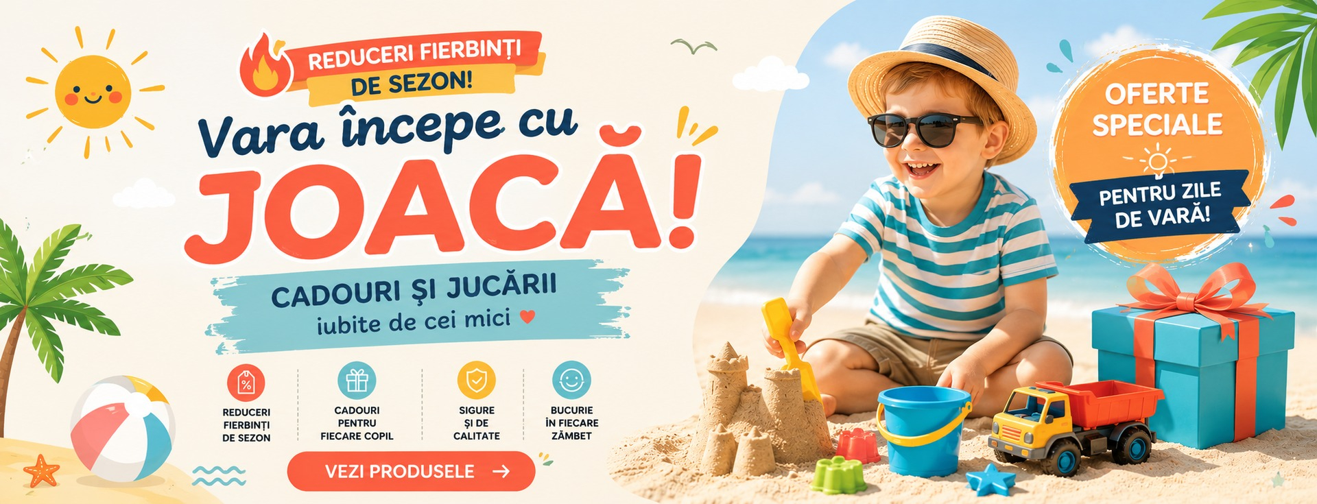 Vara incepe cu joaca!
