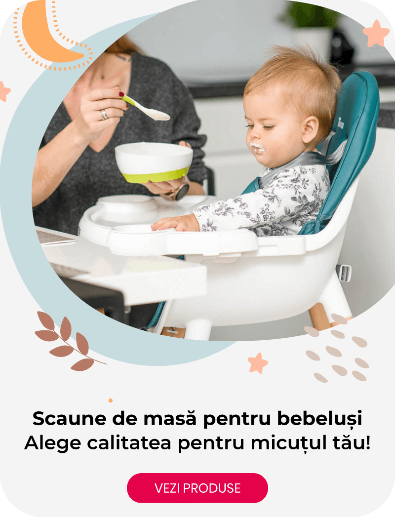 Scaune de masa pentru bebelusi