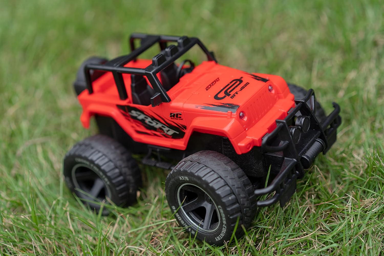 Masina off-road rosie cu telecomanda