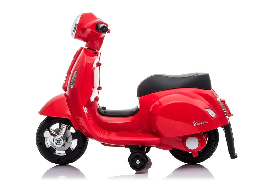 Vespa electric scooter back view
